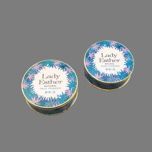 New/ Sealed Lady Esther Face Powder Box, Vintage Vanity Lot